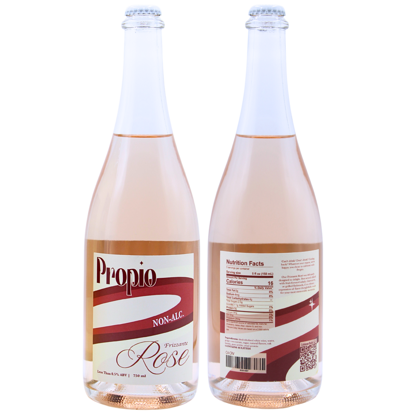Non-Alcoholic Frizzante Rosé